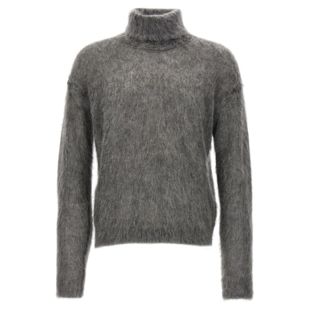 Saint Laurent Gray Wool Men's Cardigan